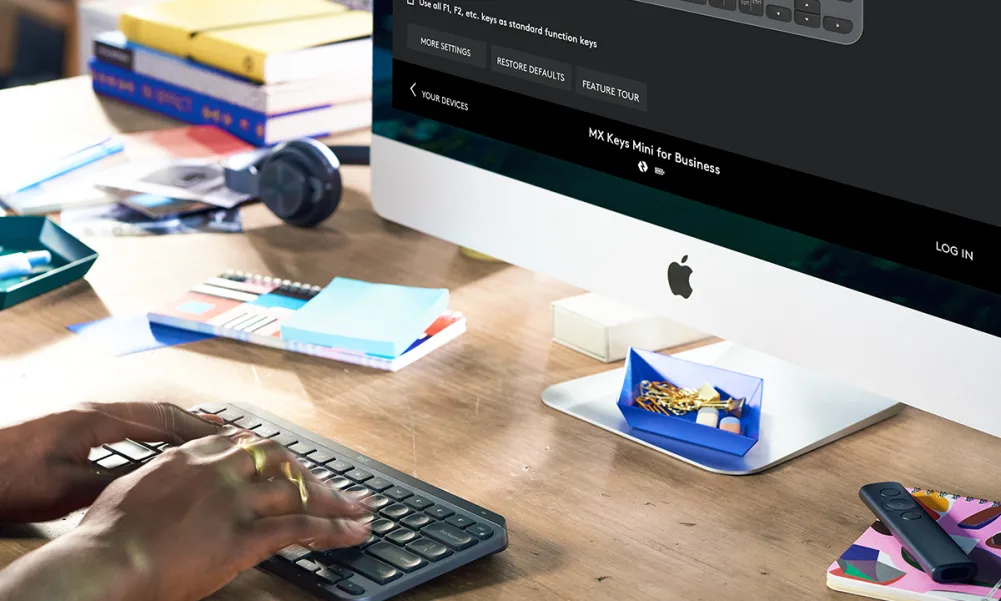 Logitech MX Keys for business miljöbild
